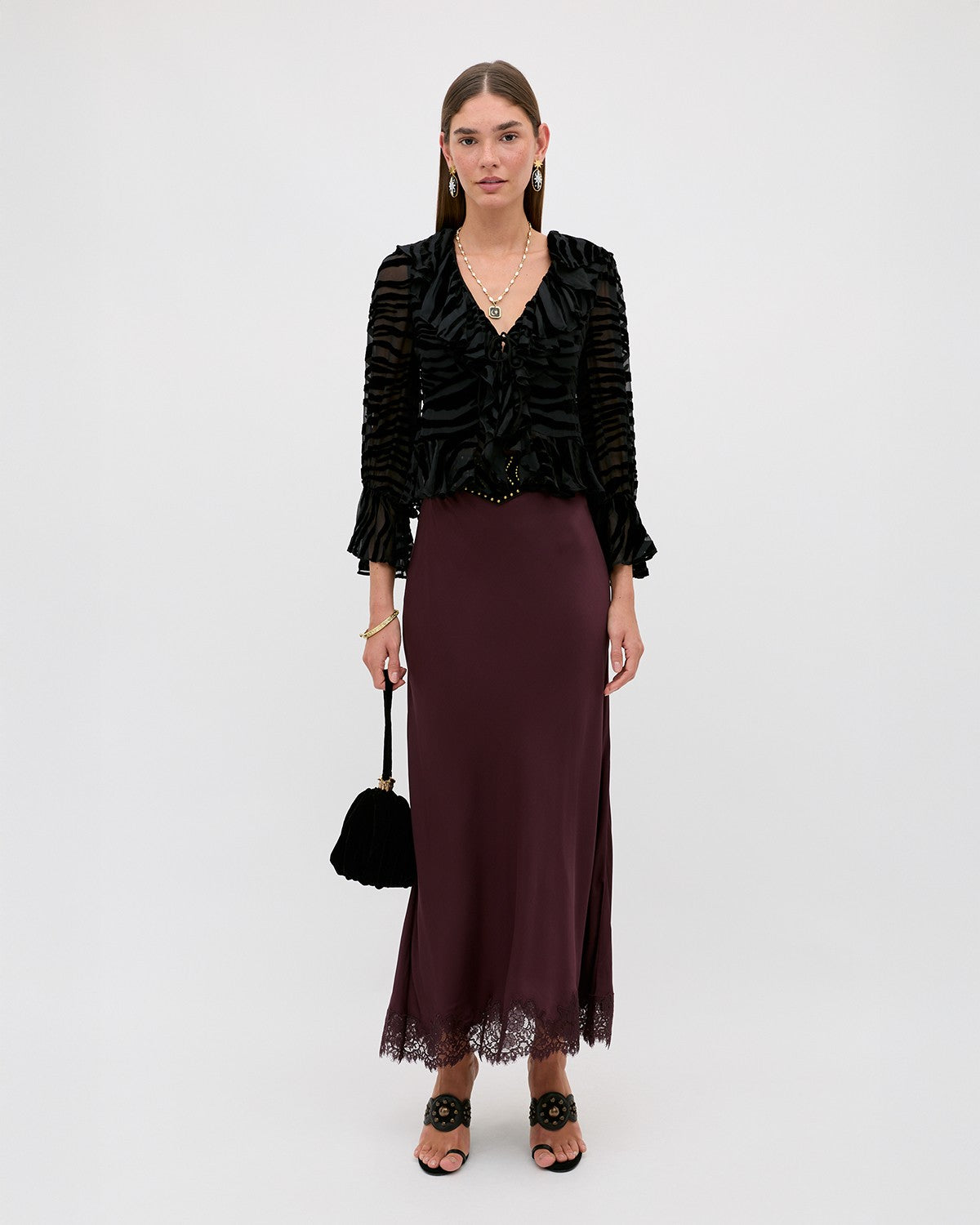 Matilde Skirt - Wine