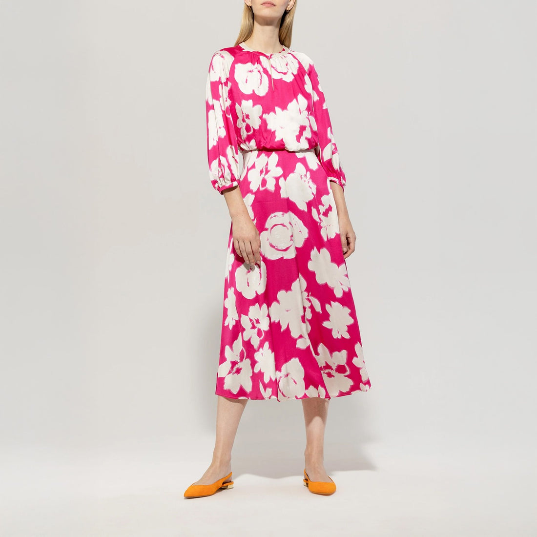 Maxi Floral Dress - Blossom Pink