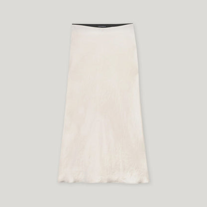 Maxi Satin Skirt - Silky Cream