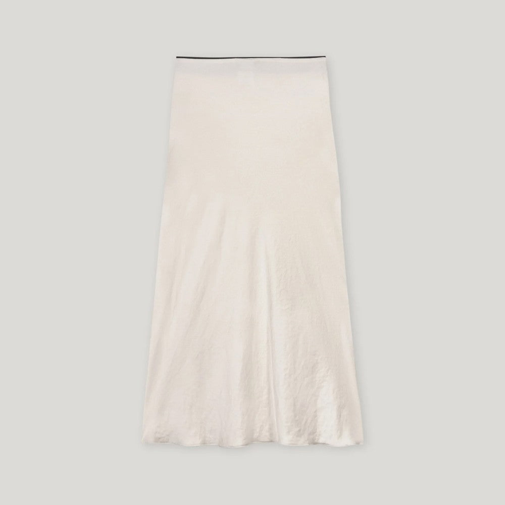 Maxi Satin Skirt - Silky Cream