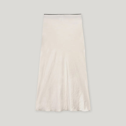 Maxi Satin Skirt - Silky Cream