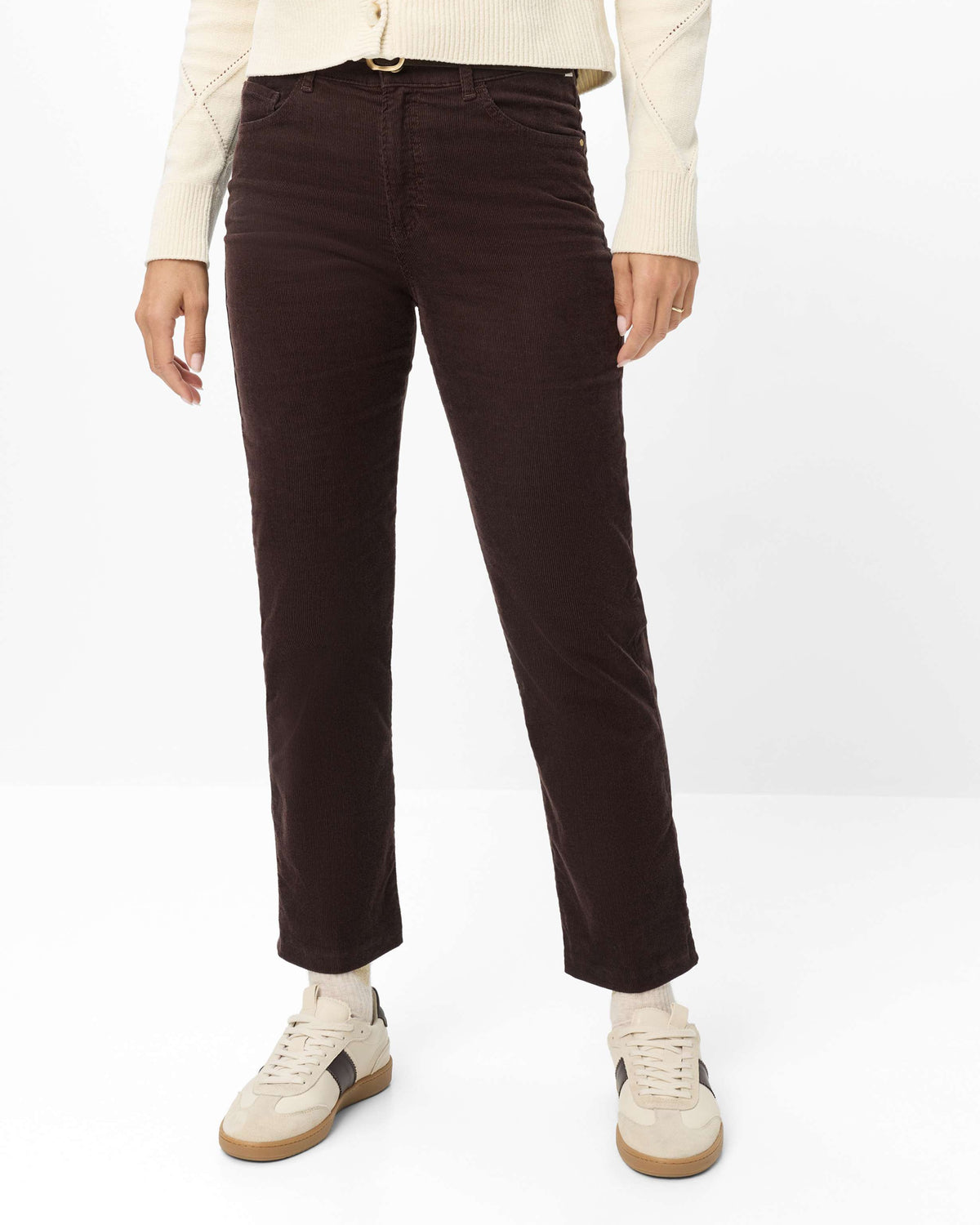 May S Cord Trousers - Brunette