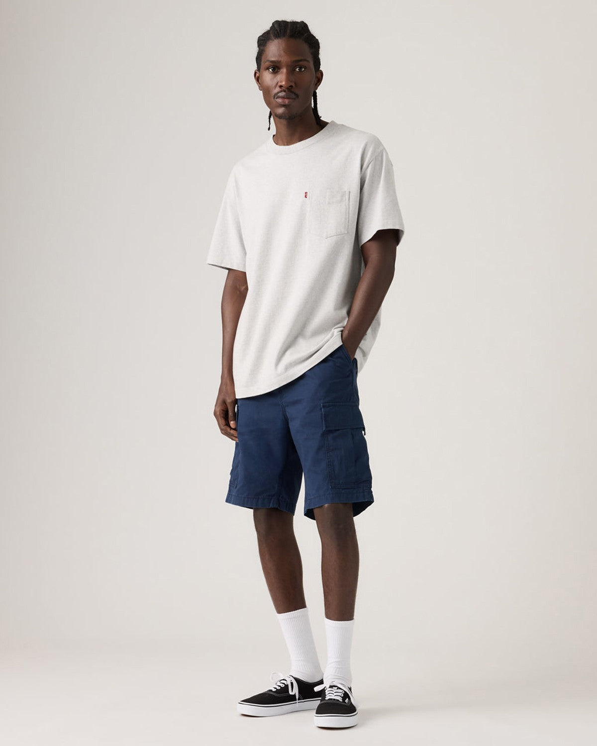 Carrier Cargo Short - Dress Blues Lightweight Canvas