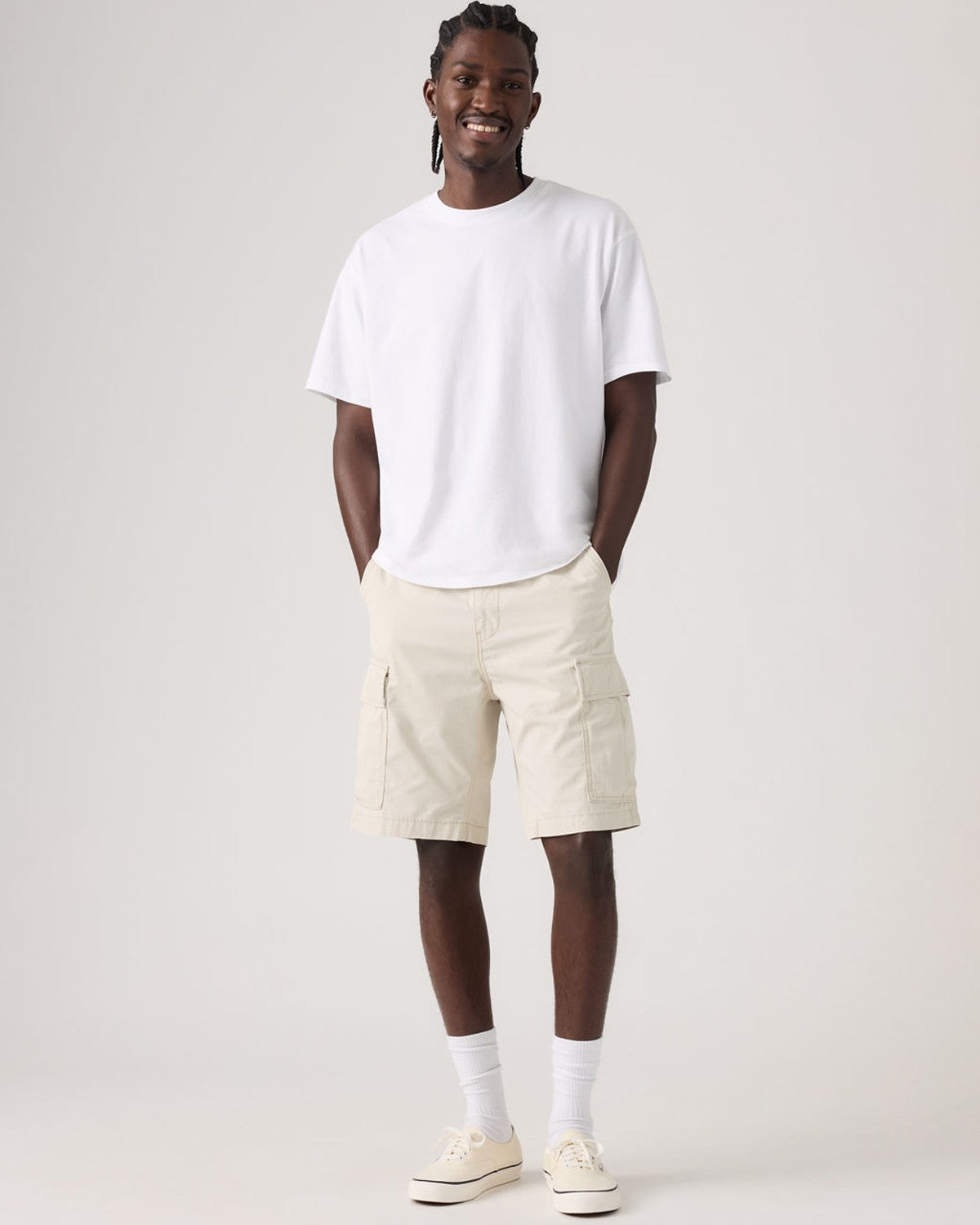 Carrier Cargo Short - Pumice Stone Lightweight Canvas
