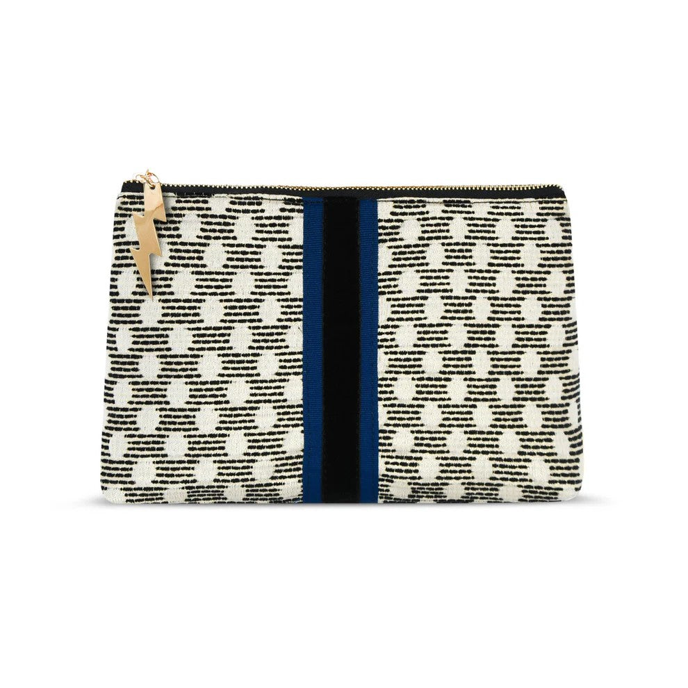 Dotty Clutch - Black/White