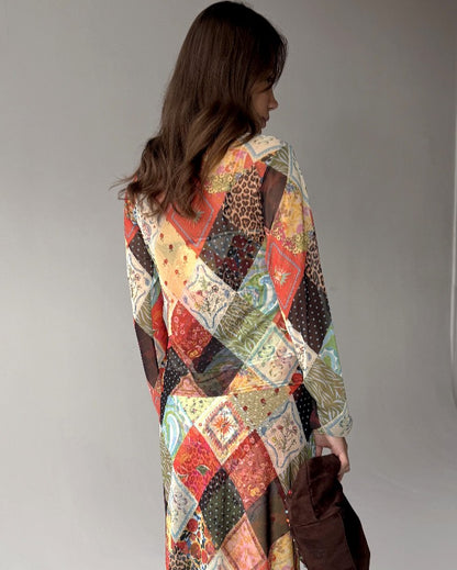 Mesh Top In Jardin Du Soleil Print - Jardin Multi