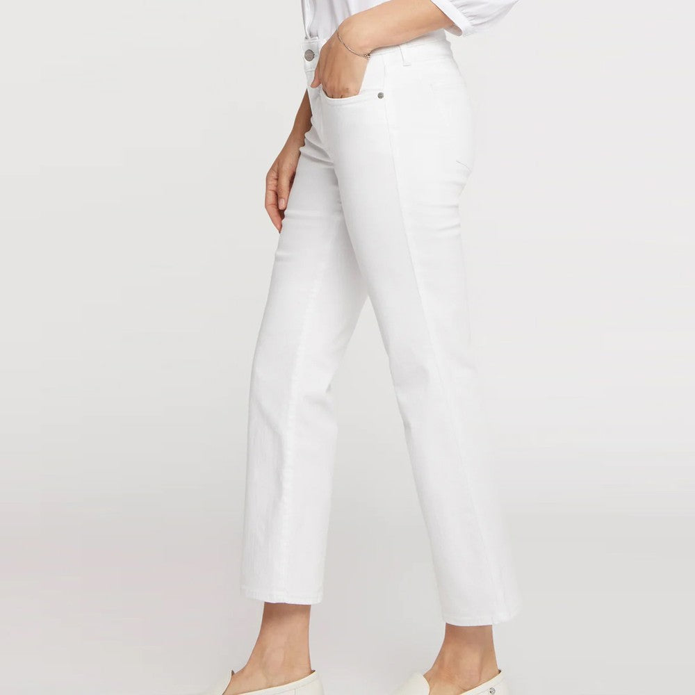 Marilyn Straight Ankle Jean - Optic White