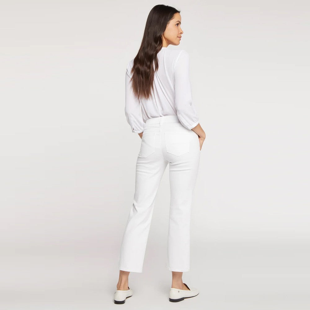 Marilyn Straight Ankle Jean - Optic White