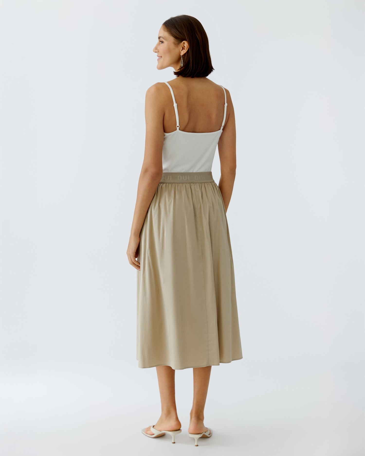 Midi Skirt - Biscuit