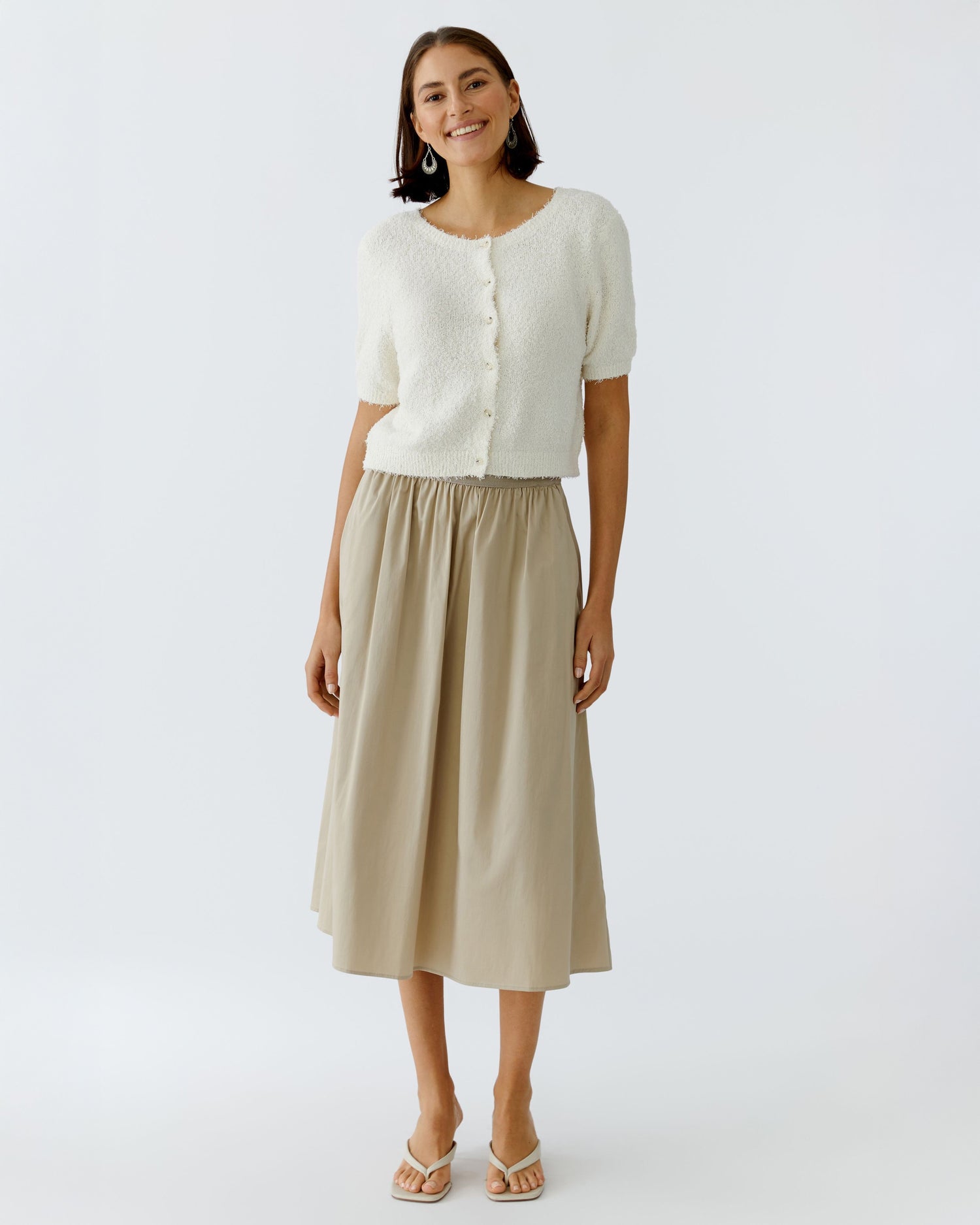 Midi Skirt - Biscuit