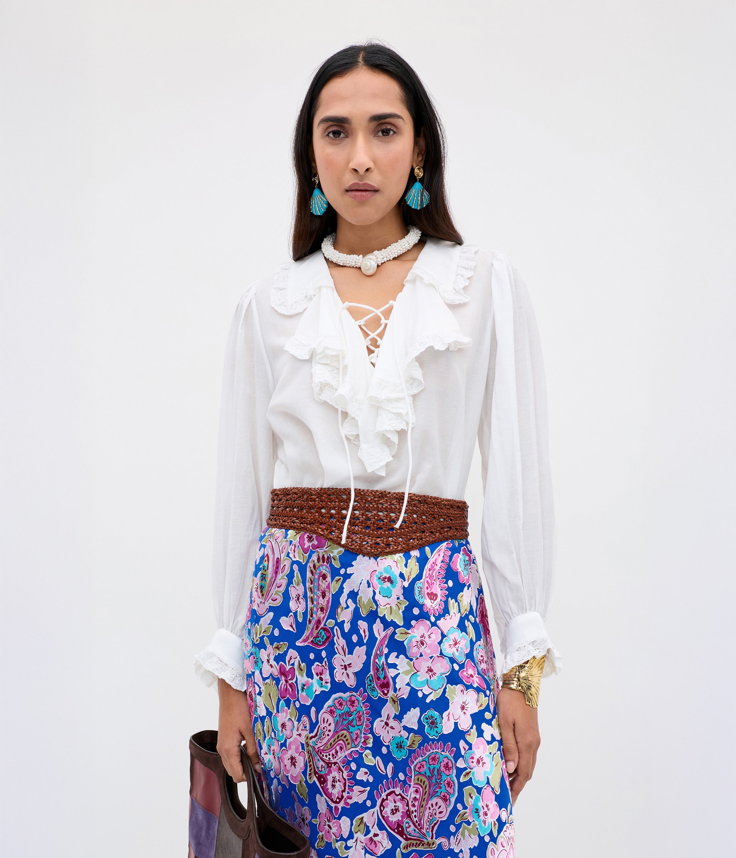 Milia Top - White