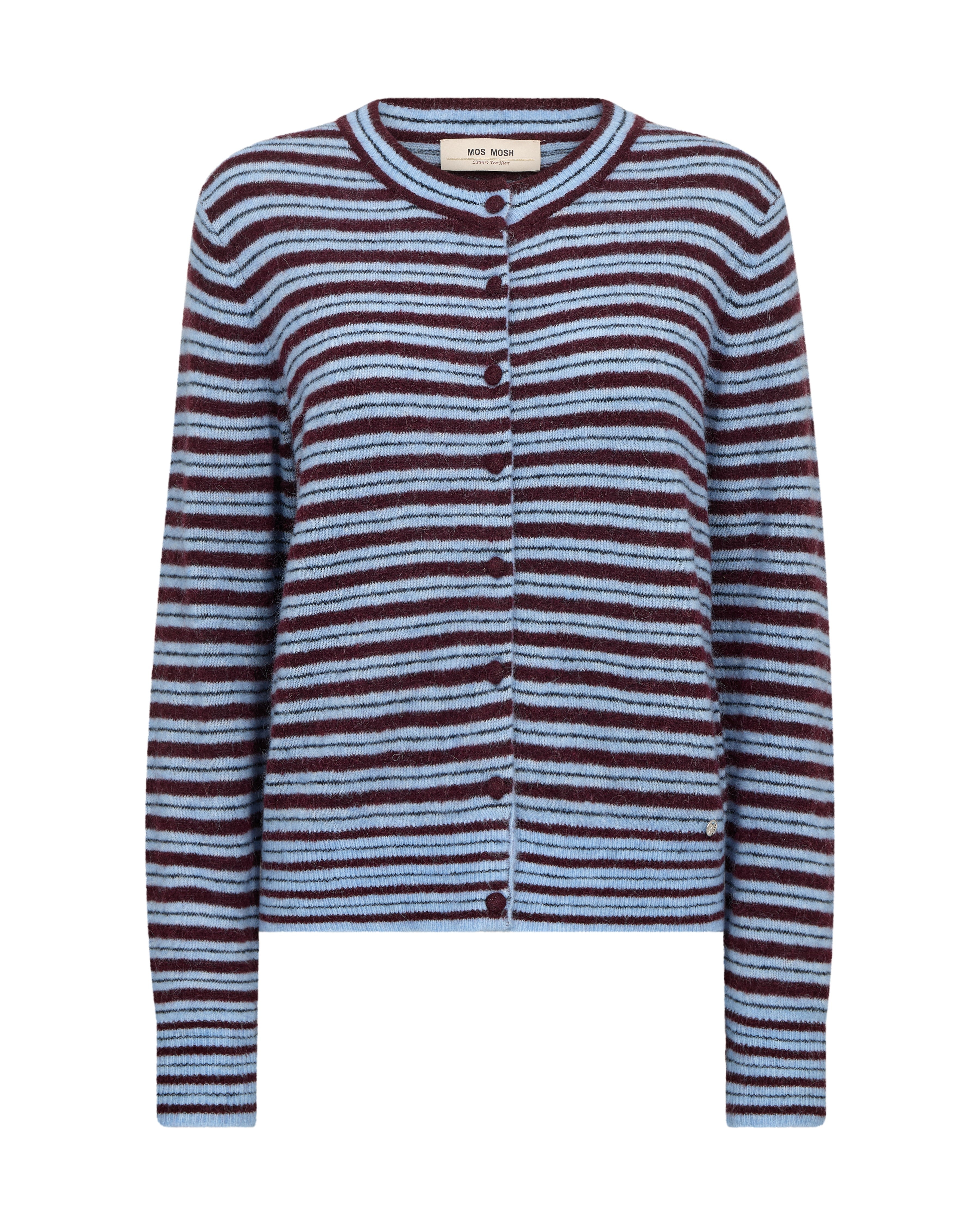Milvi Stripe Cardigan - Port Royale