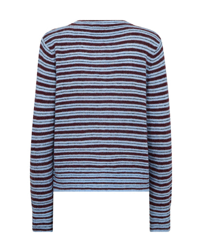 Milvi Stripe Cardigan - Port Royale