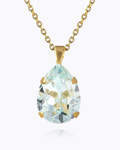 Mini Drop Necklace Gold - Light Azore