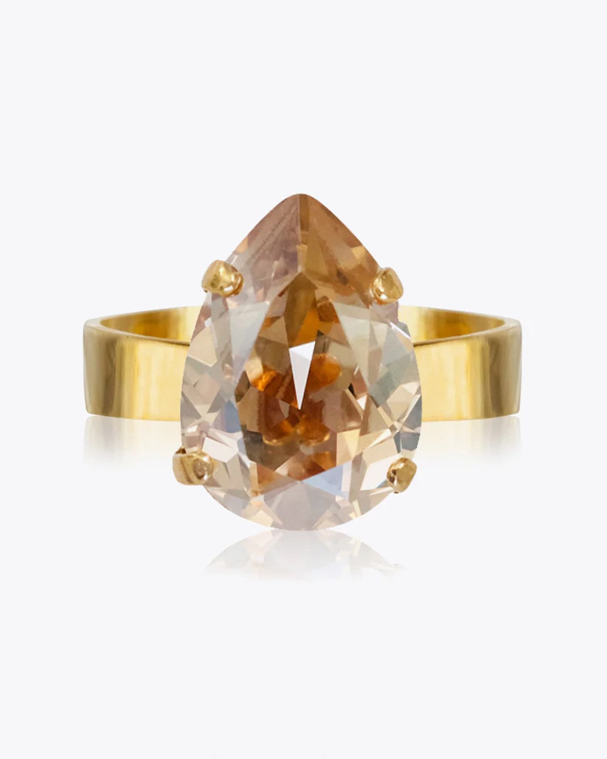 Mini Drop Ring Gold - Golden Shadow