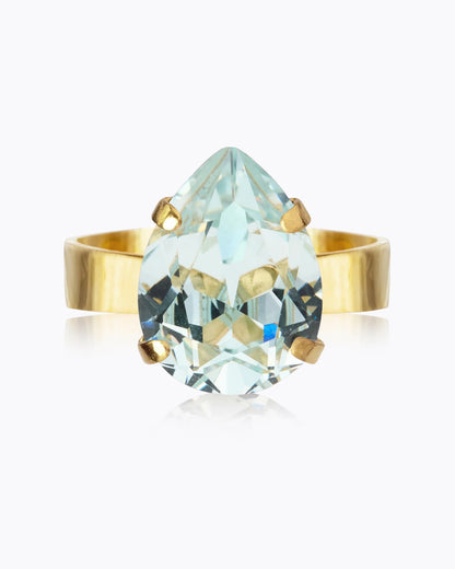 Mini Drop Ring Gold - Light Azore