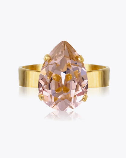 Mini Drop Ring Gold - Vintage Rose