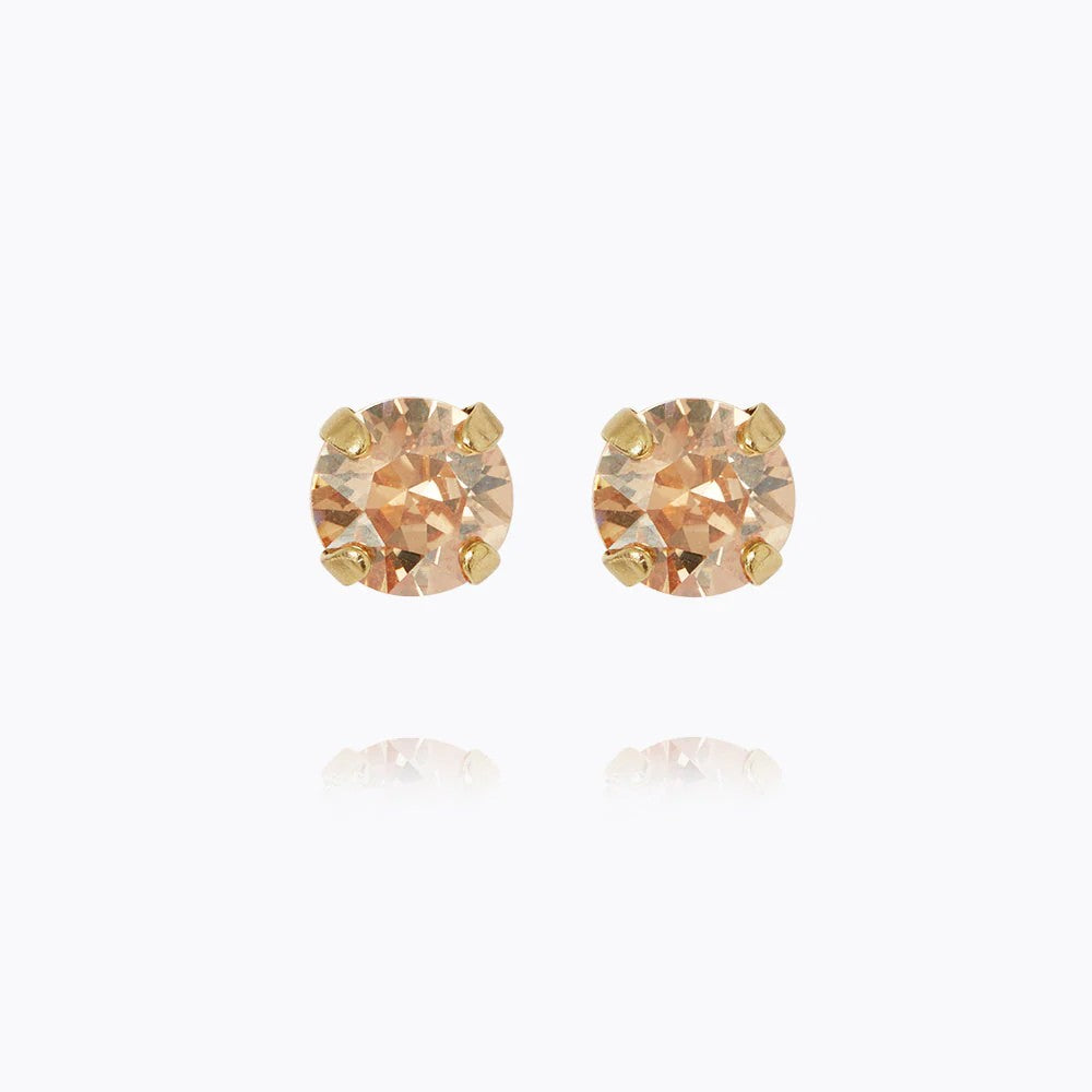 Mini Stud Earrings - Golden Shadow