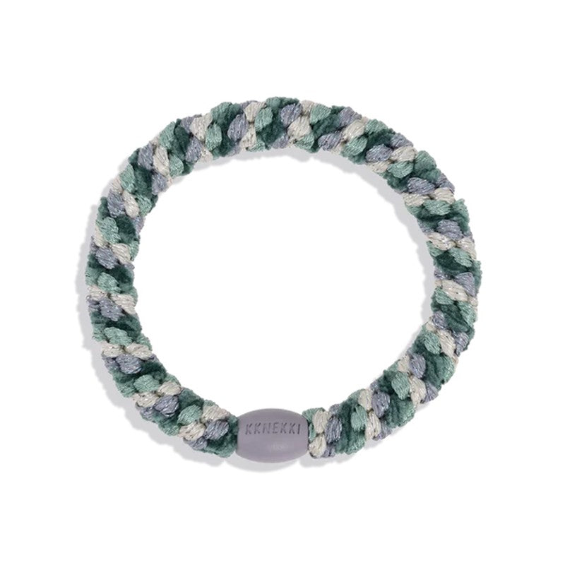 Kknekki Band - Mix Green Silver Glitter