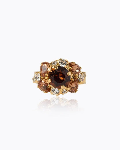 Molly Ring Gold - Topaz Combo