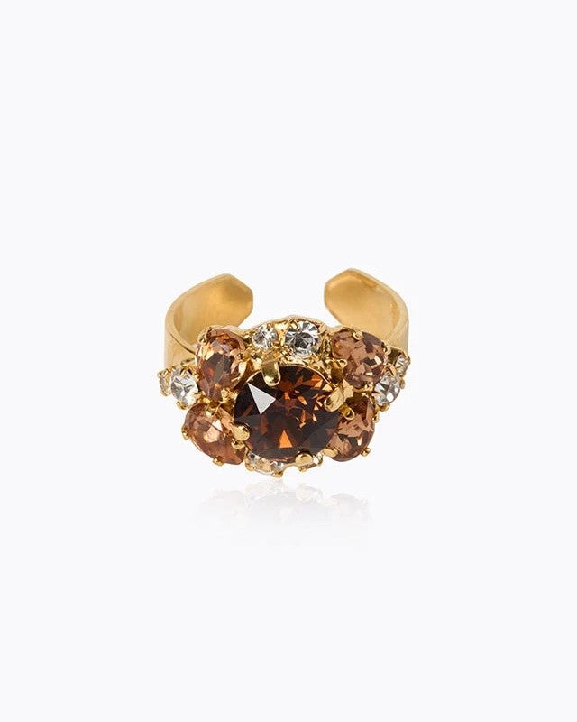 Molly Ring Gold - Topaz Combo