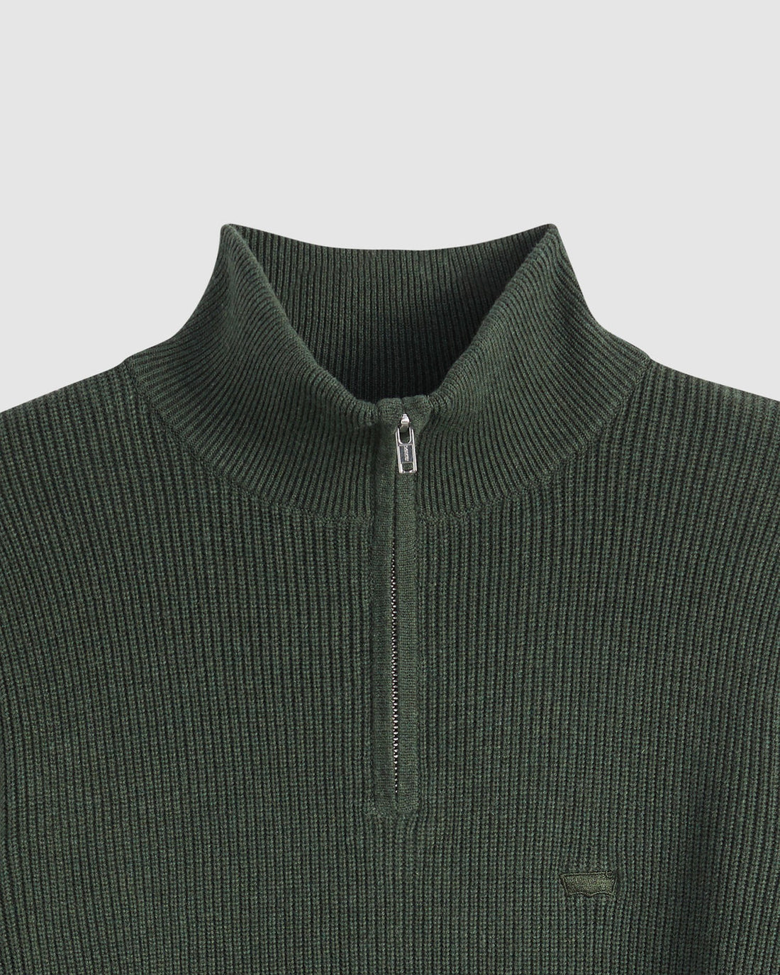 Housemark Quarter Zip Sweater - Duffel Bag Heathe