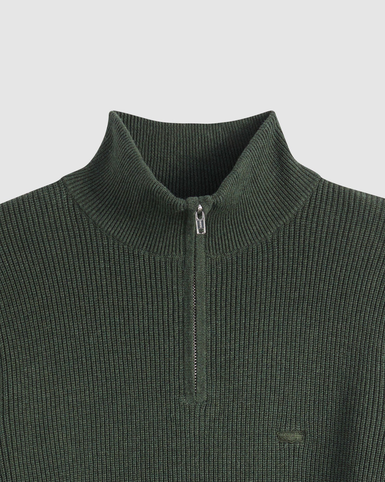 Housemark Quarter Zip Sweater - Duffel Bag Heathe