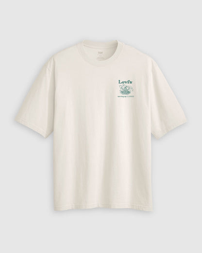 Half Sleeve Tee - Table Of Contents Egret