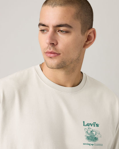 Half Sleeve Tee - Table Of Contents Egret