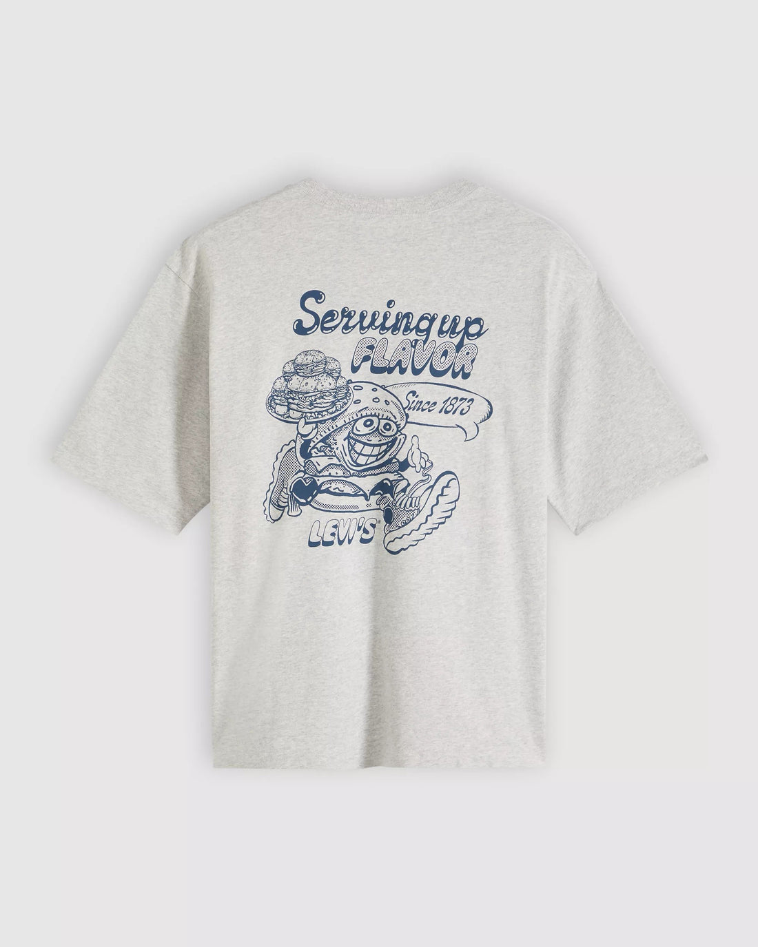 Half Sleeve Graphic Pocket T-Shirt - Levis Flavour Grey