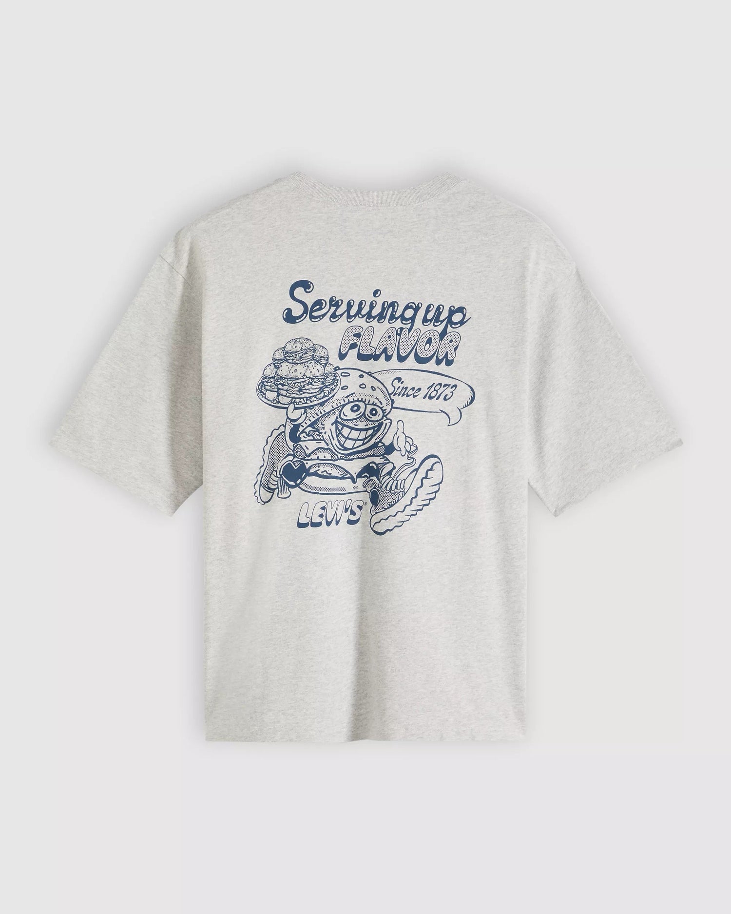 Half Sleeve Graphic Pocket T-Shirt - Levis Flavour Grey