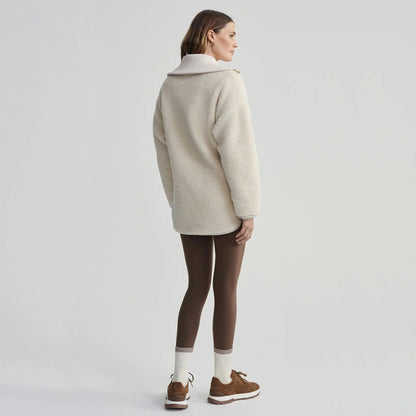 Myla Zip Through Jacket - Sandshell