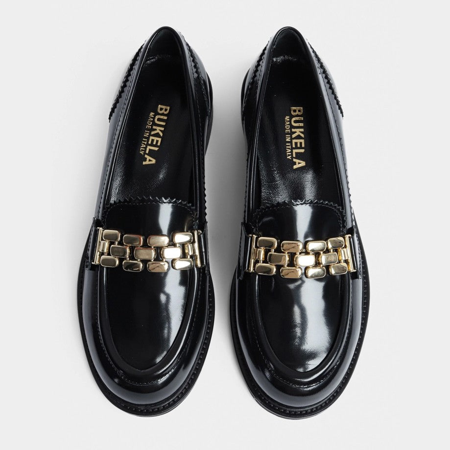 Napoli Patent Loafer - Black