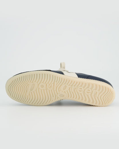 Navy Suede Trainer - Navy White