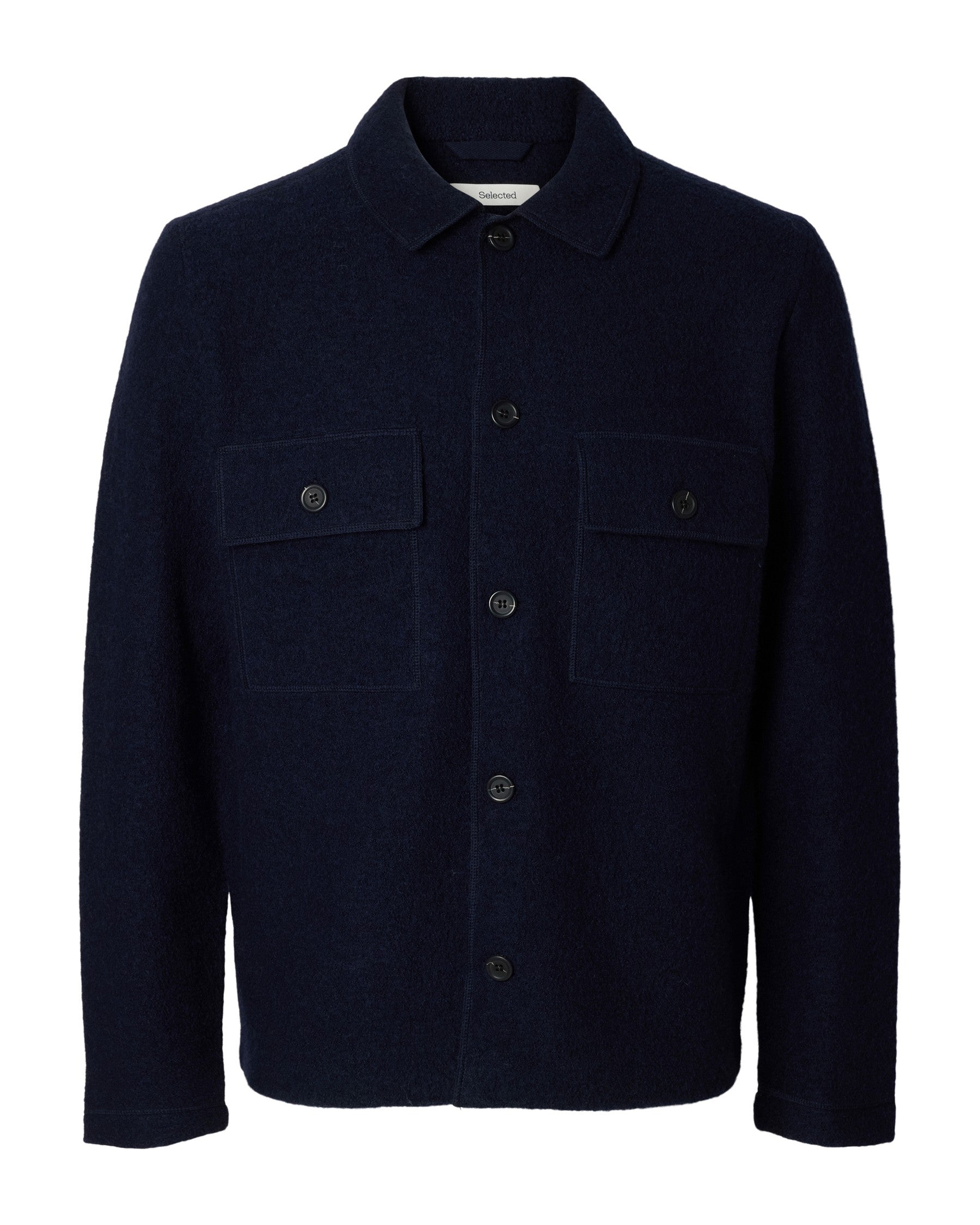Nealy Long Sleeve Knit Workwear Cardigan - Sky Captain