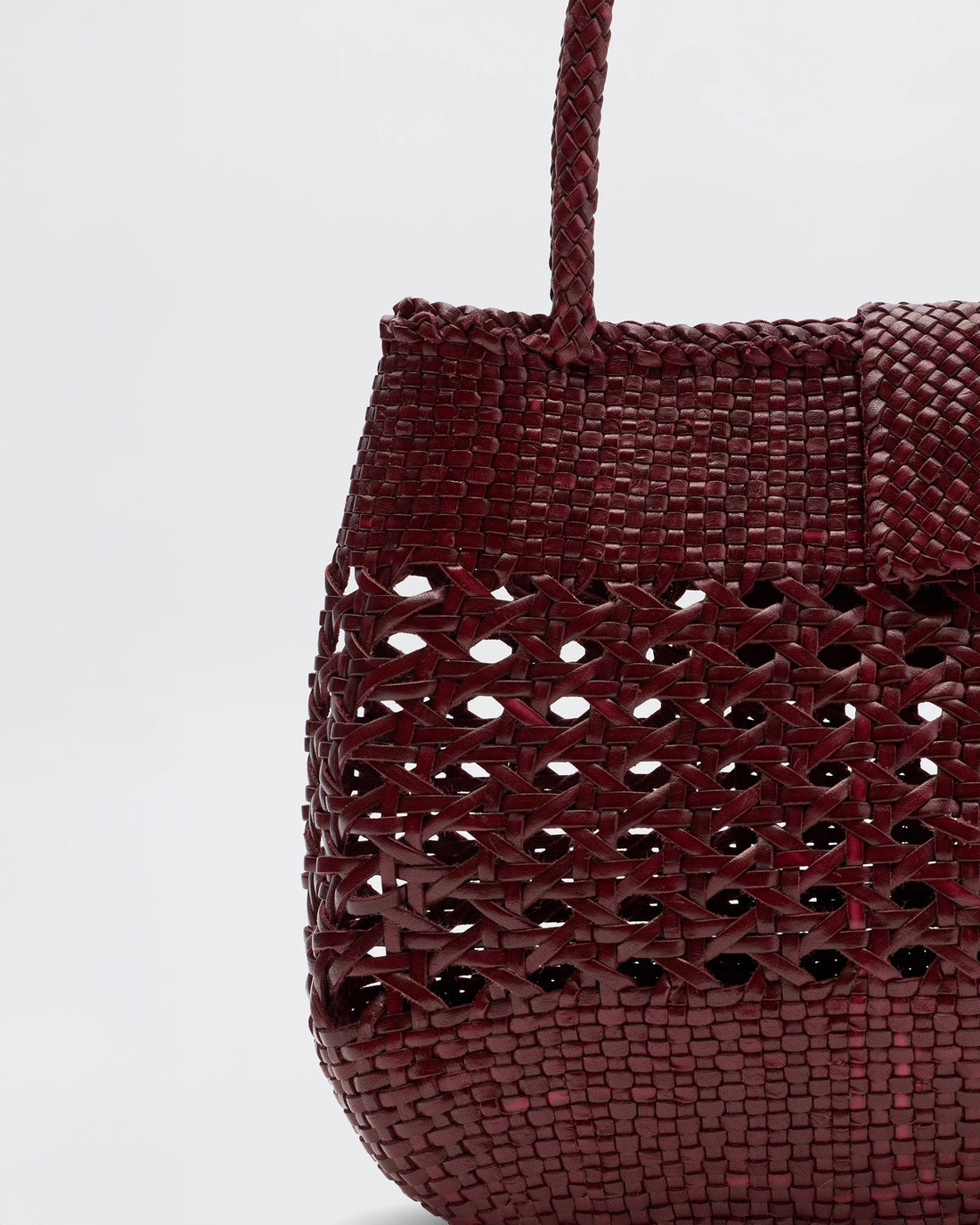 Rixo x Dragon Diffusion Niamh Leather Bag - Bordeaux