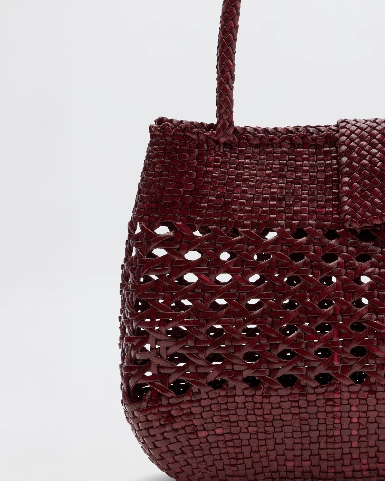 Rixo x Dragon Diffusion Niamh Leather Bag - Bordeaux
