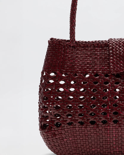 Rixo x Dragon Diffusion Niamh Leather Bag - Bordeaux