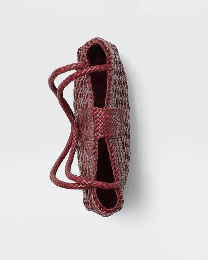 Rixo x Dragon Diffusion Niamh Leather Bag - Bordeaux