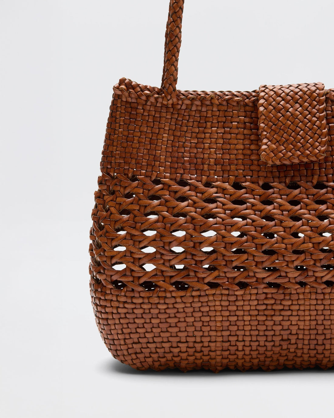 Rixo x Dragon Diffusion Niamh Leather Bag - Tan