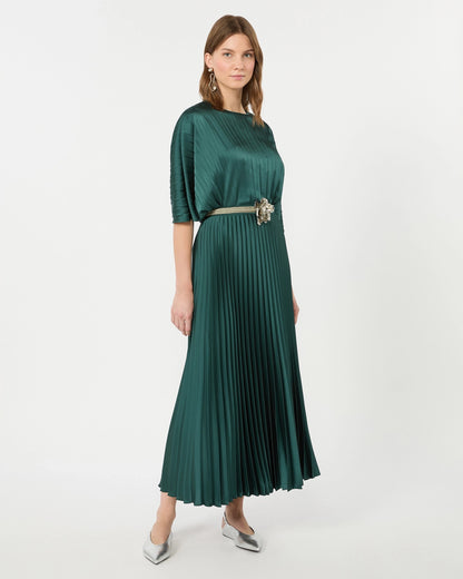 Nicchia Pleated Skirt - Green