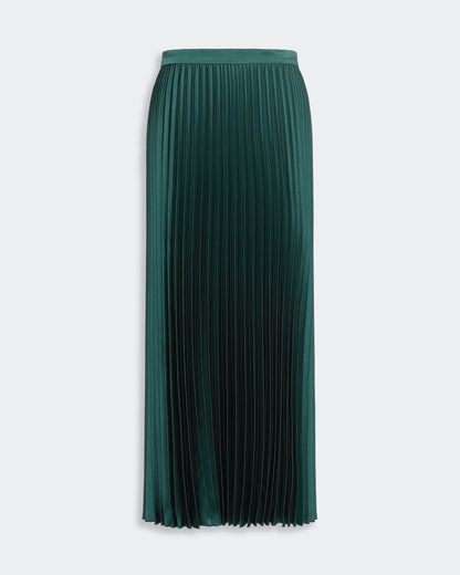 Nicchia Pleated Skirt - Green