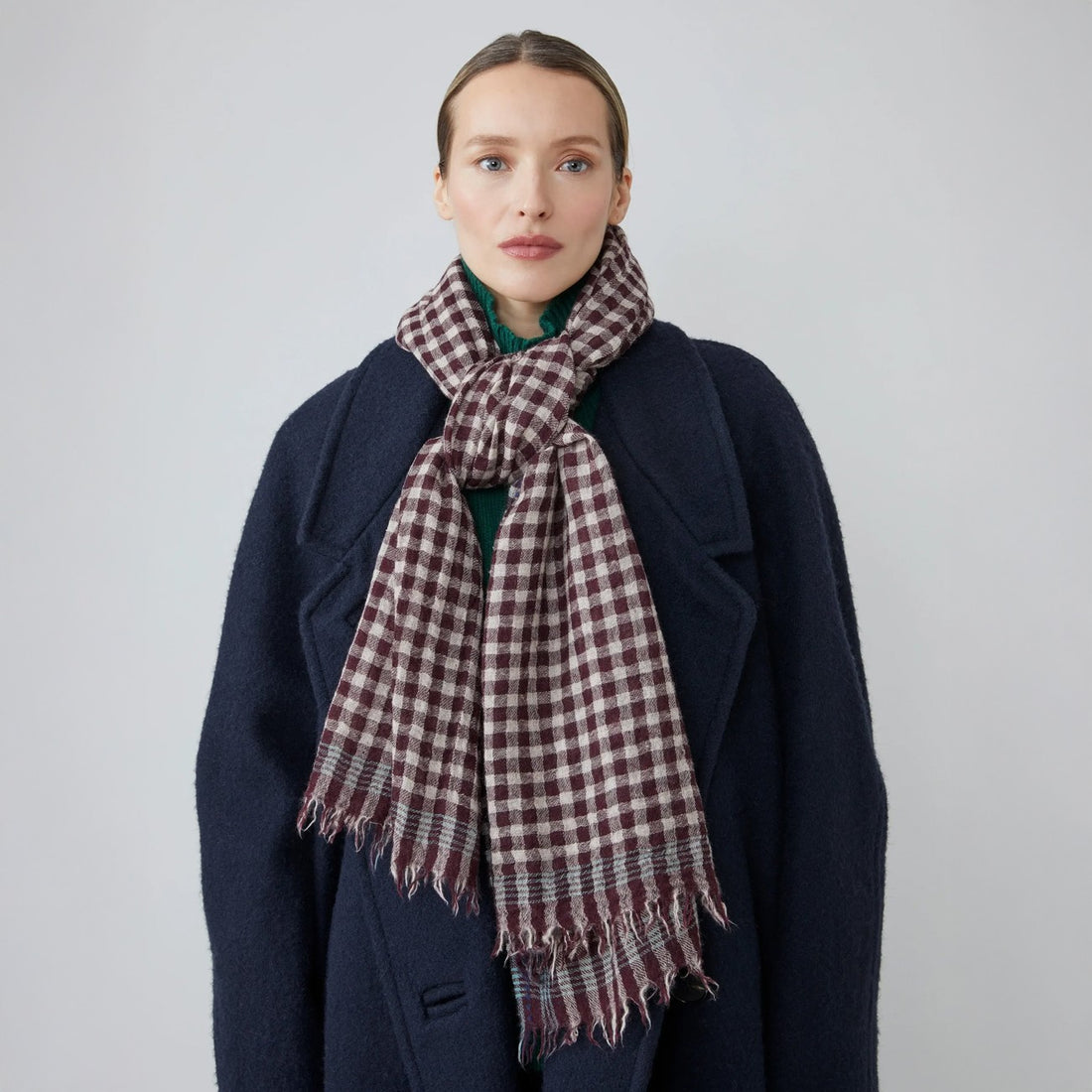 No.693 - Wool Scarf - Fig