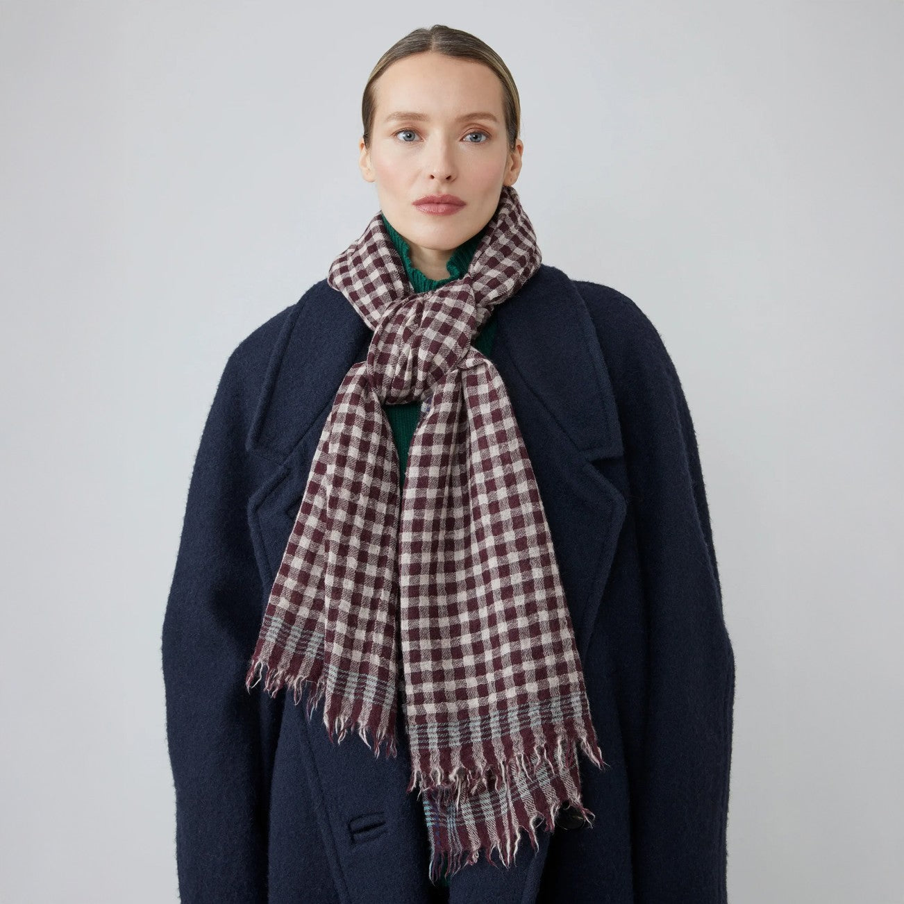 No.693 - Wool Scarf - Fig