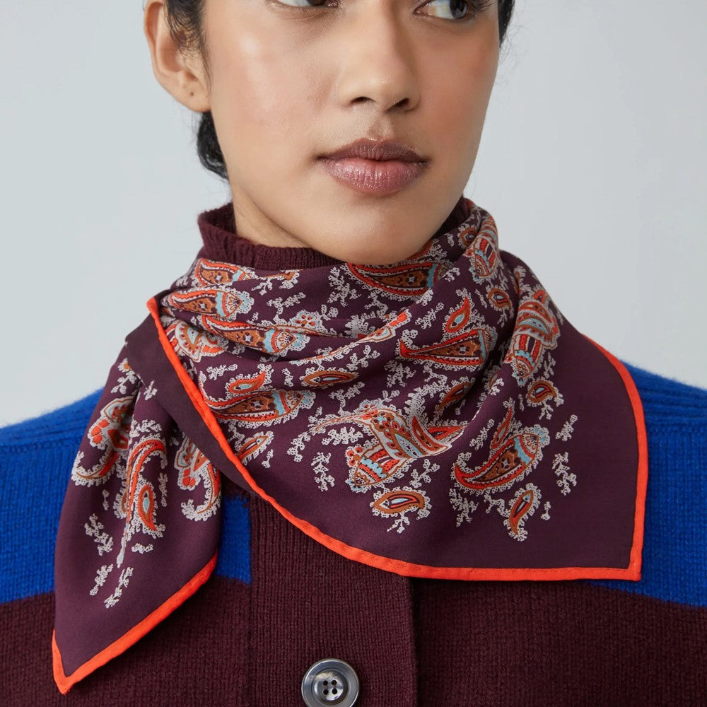 No.763 - Silk Scarf - Fig