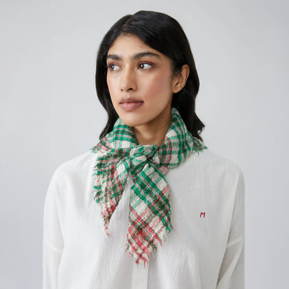 No.793 - Wool Scarf - Oxford Green
