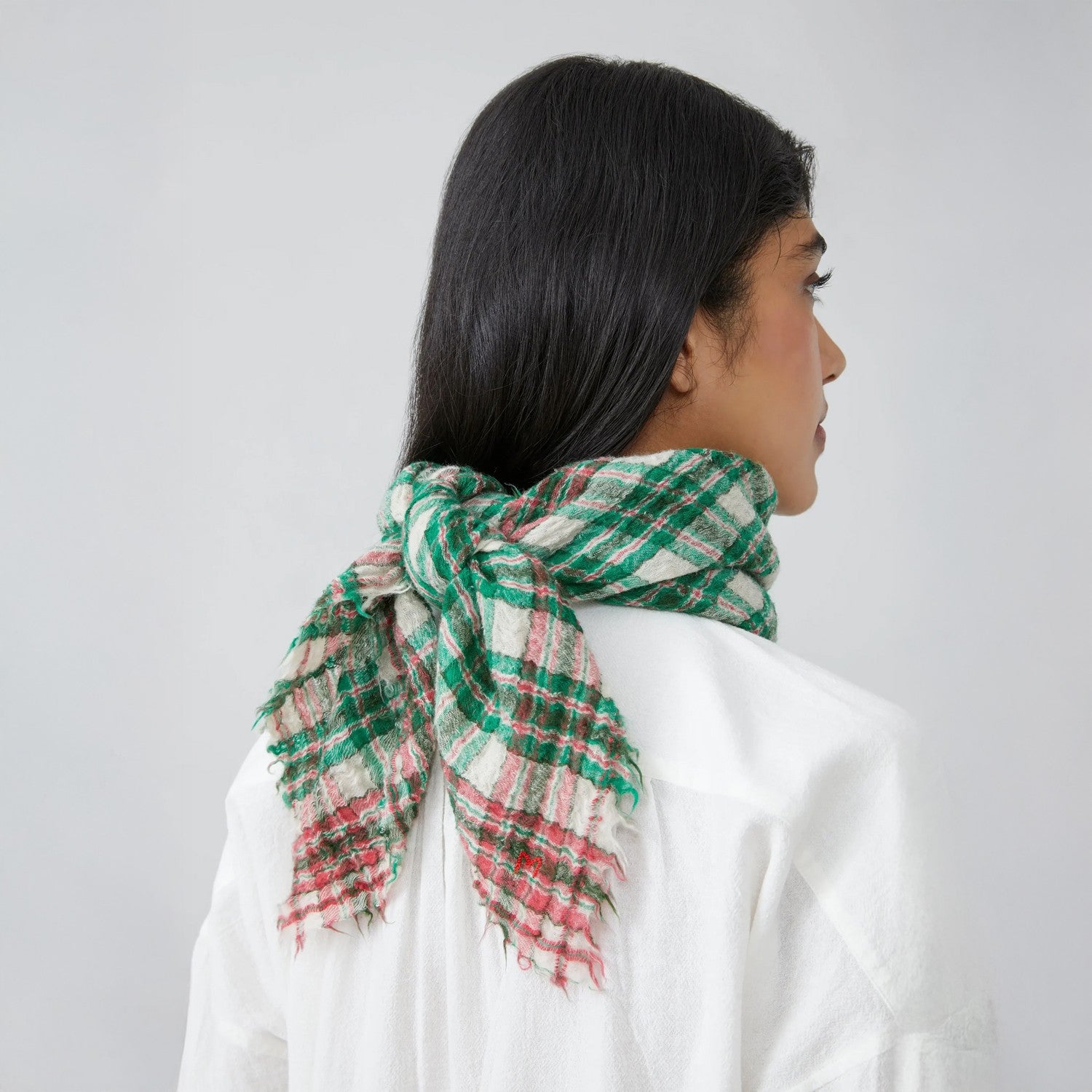 No.793 - Wool Scarf - Oxford Green