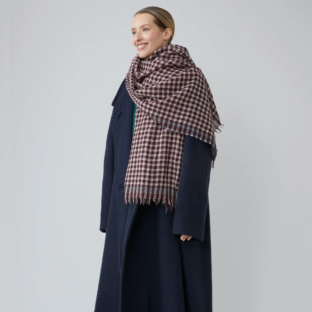 No.693 - Wool Scarf - Fig