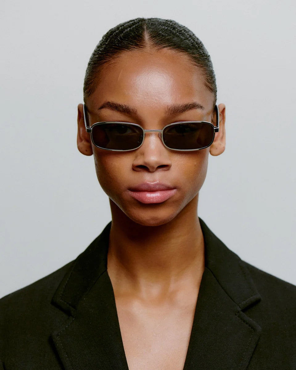 Noah Sunglasses - Silver Black