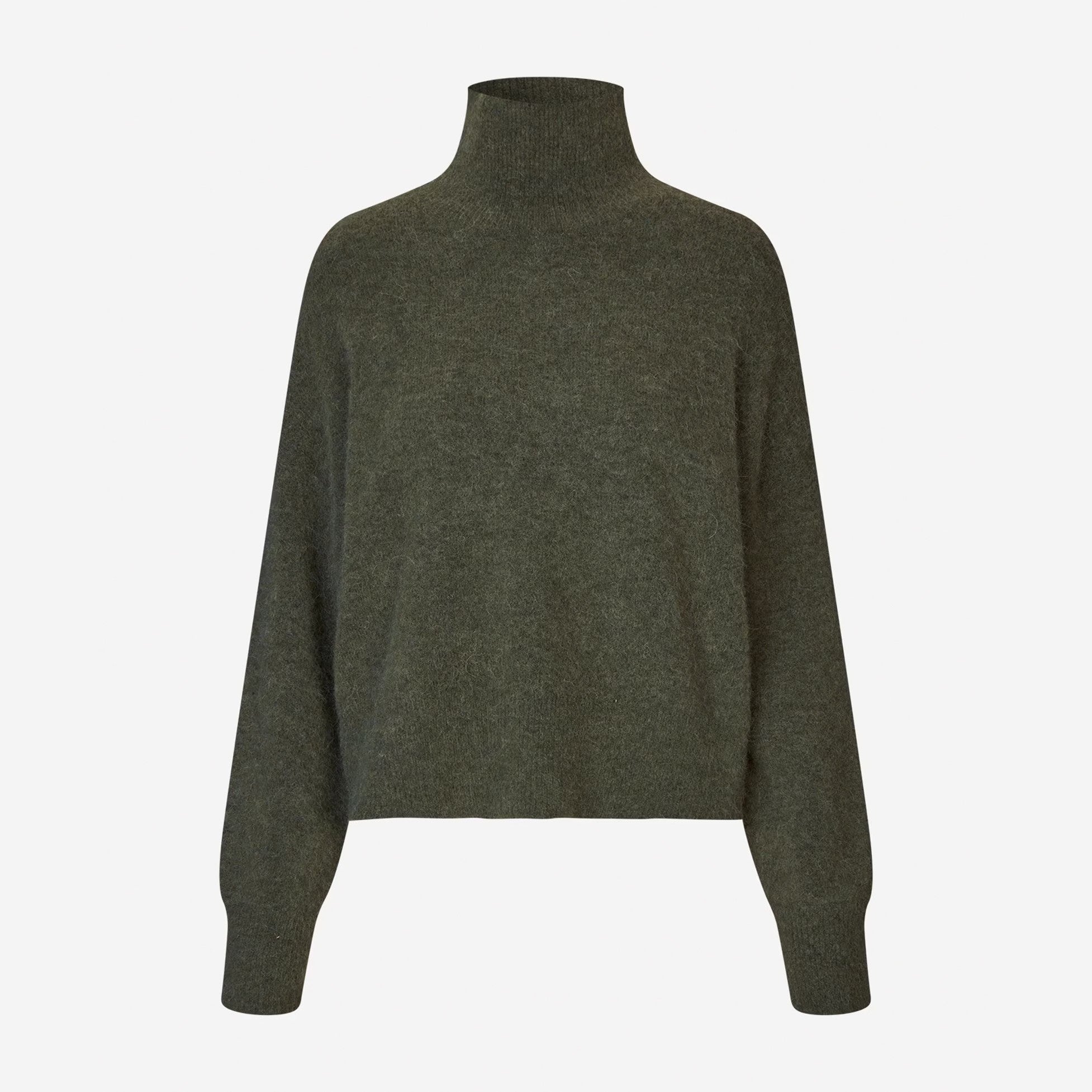 Nola Turtle Neck Jumper - Forest Night